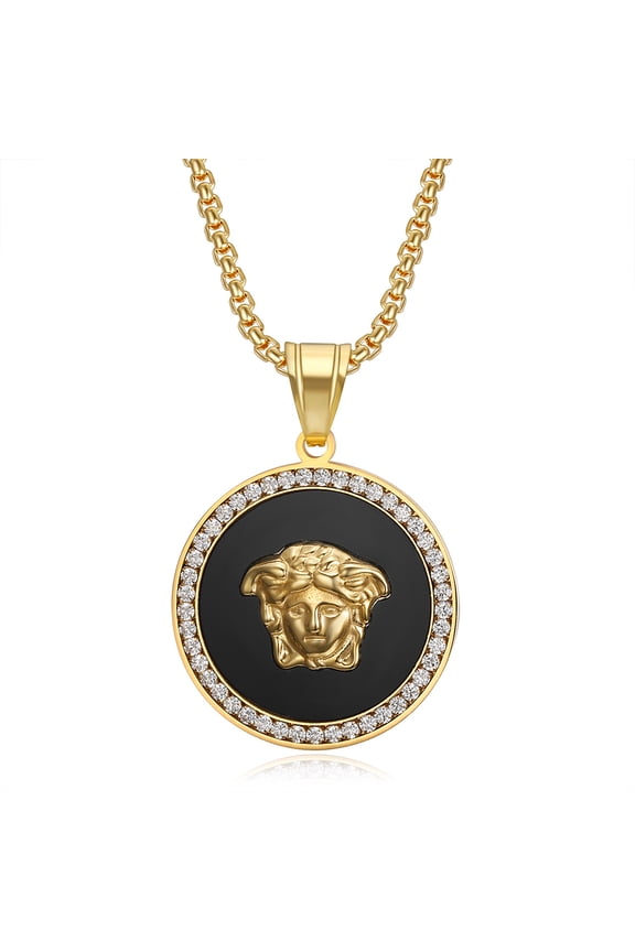 Iced Out Praying Hand Pendant Necklace For Mens/Women 14K Yellow Gold Hip Hop Charm Jewelry Necklace Chain For Gifts