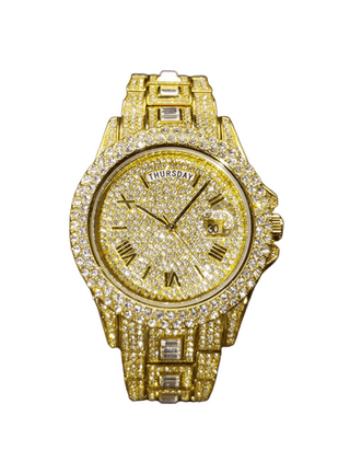 Cheap gold sale watches with diamonds