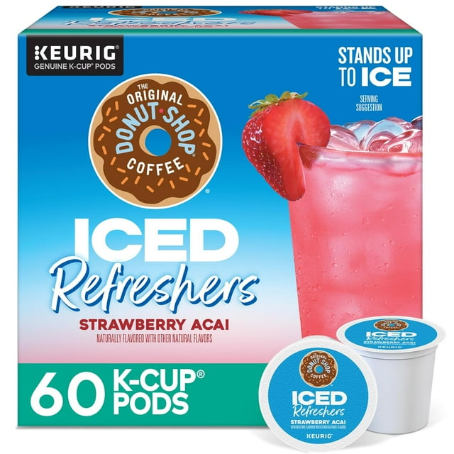 Iced Refreshers, Strawberry Açaí Flavor, Keurig Single Serve KCup Pods