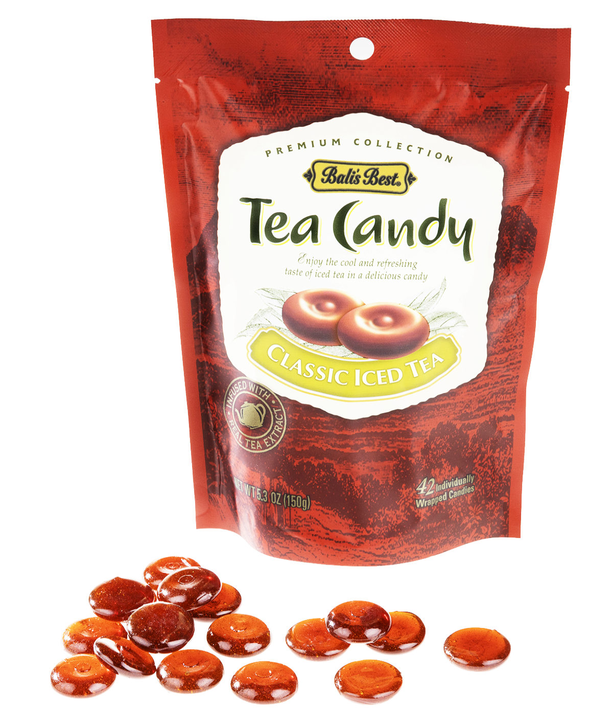Iced Tea Candy Hard candy lozenges made with real tea.