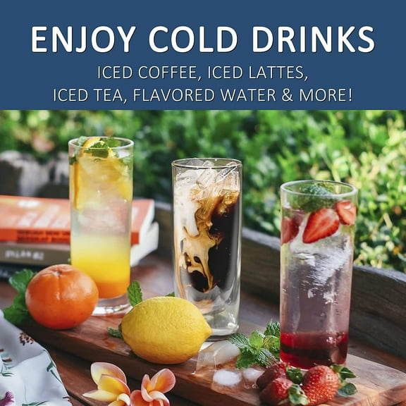 Wirsh Iced Tea Maker with 3QT Pitcher, Iced Coffee Maker with Strength Control and Reusable Filter