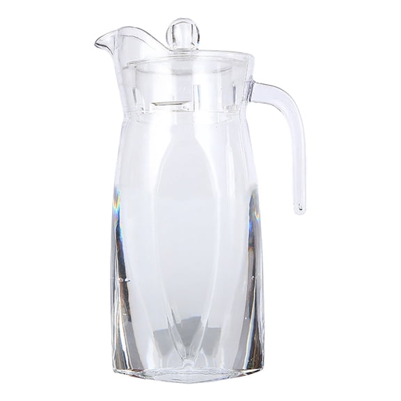 Iced Tea Pitcher, Pitcher with Lid and Spout, Water Jug, Carafe for Hot/Cold Water, Large Iced Tea Pitcher for Coffee, Juice and Homemade Beverage,1.3L