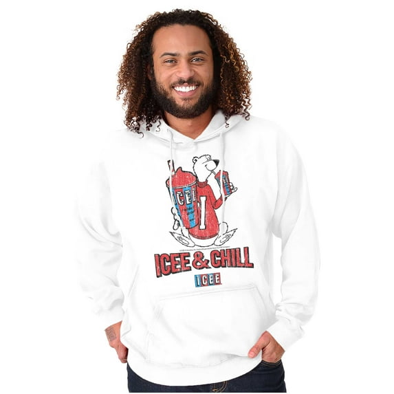 Icee And Chill Vintage Polar Bear Hoodie Sweatshirt Women Men Brisco Brands M