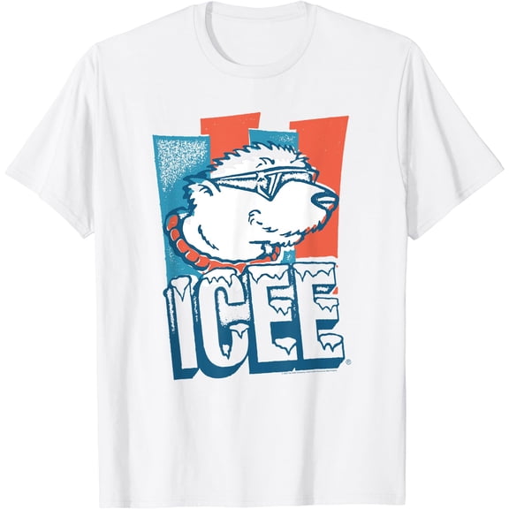 Icee Bear Retro Icicle Logo T-Shirt