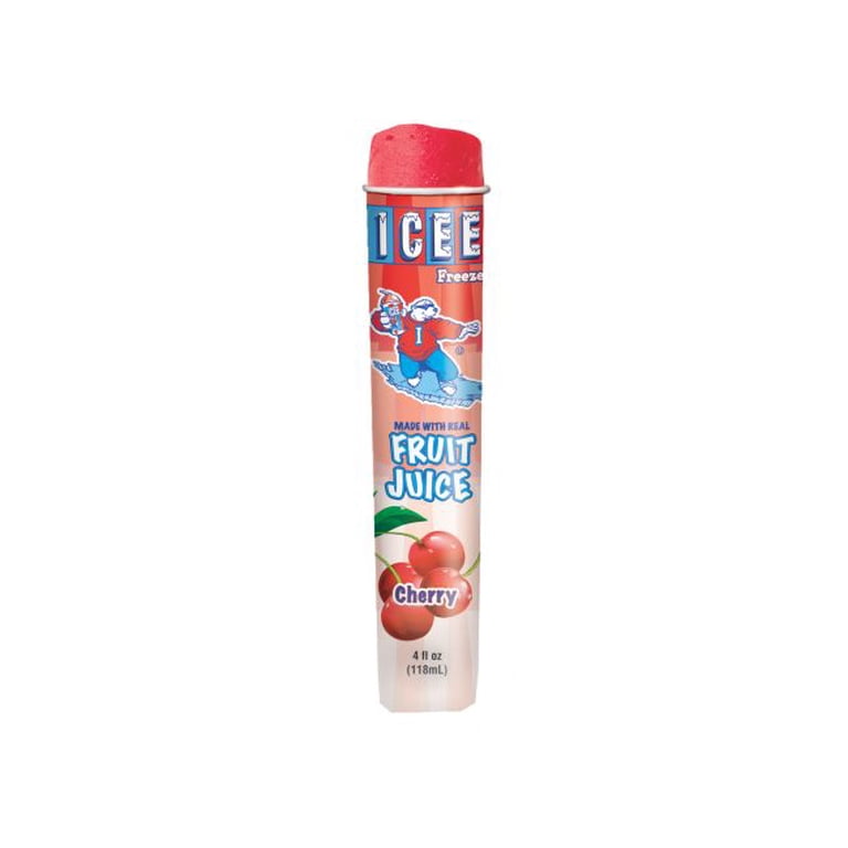 Icee Cherry Freeze Squeeze Up Tubes, 4 Ounce - 24 per case. - Walmart.com