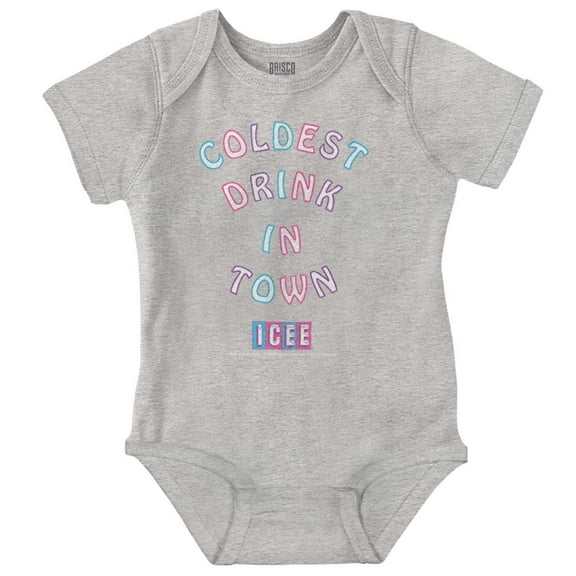 Icee Coldest Drink In Town Logo Bodysuit Jumper Girls Infant Baby Brisco Brands 12M