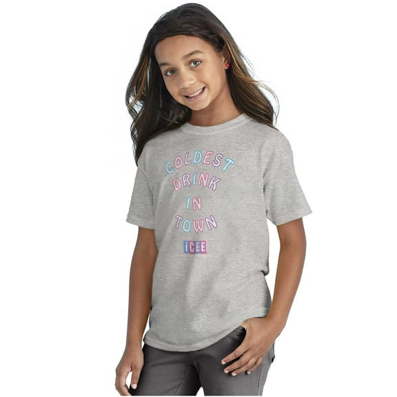 Icee Coldest Drink In Town Logo Girls Kids T Shirt Tees Teen Brisco Brands L