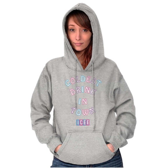 Icee Coldest Drink In Town Logo Hoodie Sweatshirt Women Brisco Brands S
