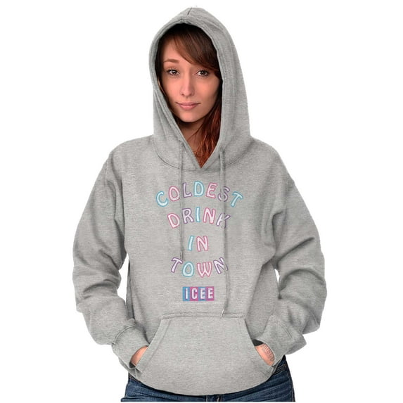 Icee Coldest Drink In Town Logo Women Plus Size Hoodie Brisco Brands 2X