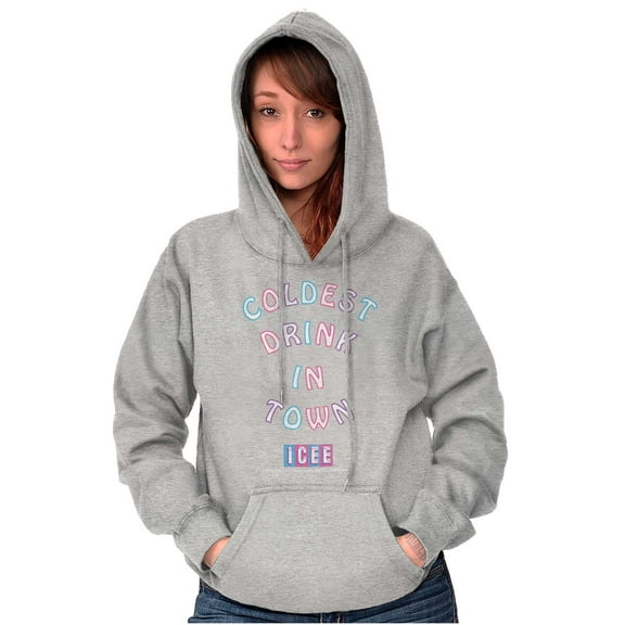 Icee Coldest Drink In Town Logo Women Plus Size Hoodie Brisco Brands 3X