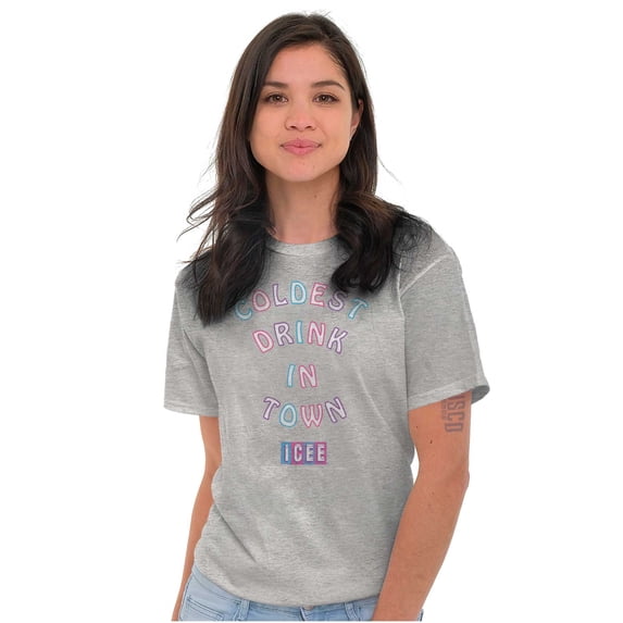 Icee Coldest Drink In Town Logo Women's Graphic T Shirt Tees Brisco Brands M