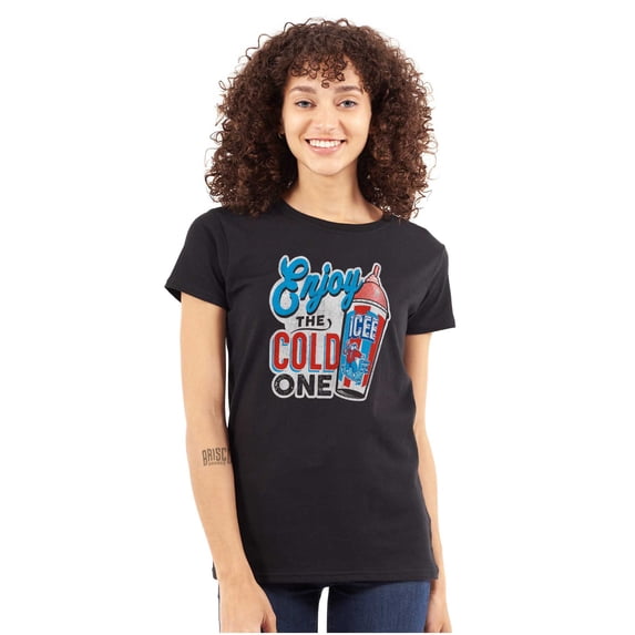 Icee Enjoy The Cold One Officially Women's T Shirt Ladies Tee Brisco Brands X