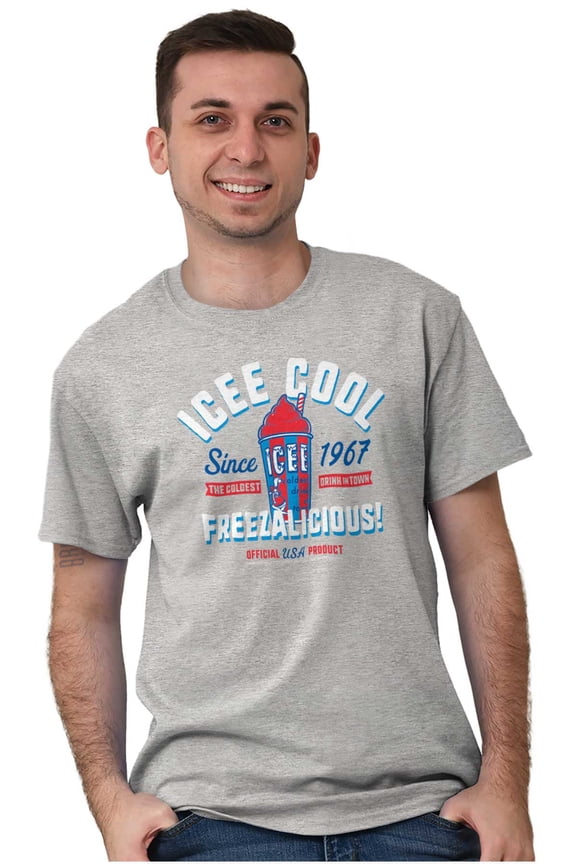 Icee Vintage Retro Men's Graphic T Shirt Tees Brisco Brands S