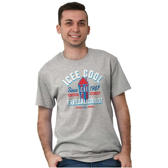 Icee Vintage Retro Men's Graphic T Shirt Tees Brisco Brands S