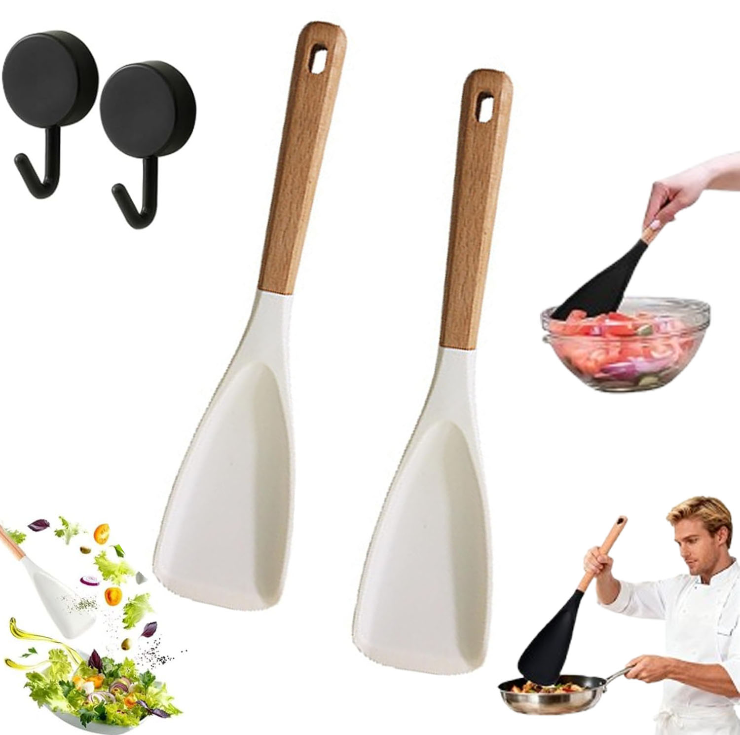 Spatula Function Icefavor Multifunction Spatula Cooking Spoon for Nonstick Cookware 2026 ...