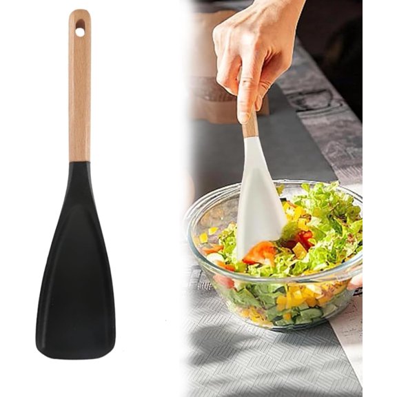 2028 New Multifunction Spatula Spoon, Silicone Spatula Spoons for Nonstick Cookware, Heat Resistant for Baking,Scooping and Scraping