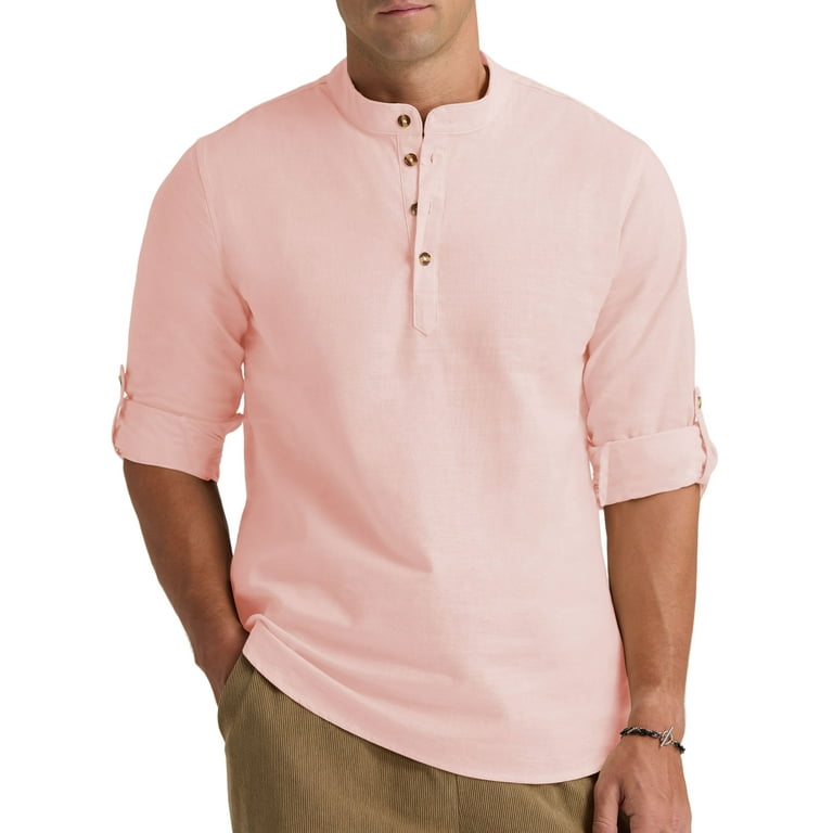 Henley dress shirt online