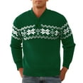 thumbnail image 1 of Iceglad Men's Casual Christmas Sweater Slim Fit Xmas Pullover Knitwear Holiday Knit, 1 of 8