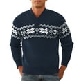 thumbnail image 1 of Iceglad Men's Casual Christmas Sweater Slim Fit Xmas Pullover Knitwear Holiday Knit, 1 of 8