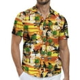 thumbnail image 1 of Iceglad Men's Hawaiian Shirt Short Sleeve Casual Button Down Shirt for Men Printed Summer Beach Shirt, 1 of 5