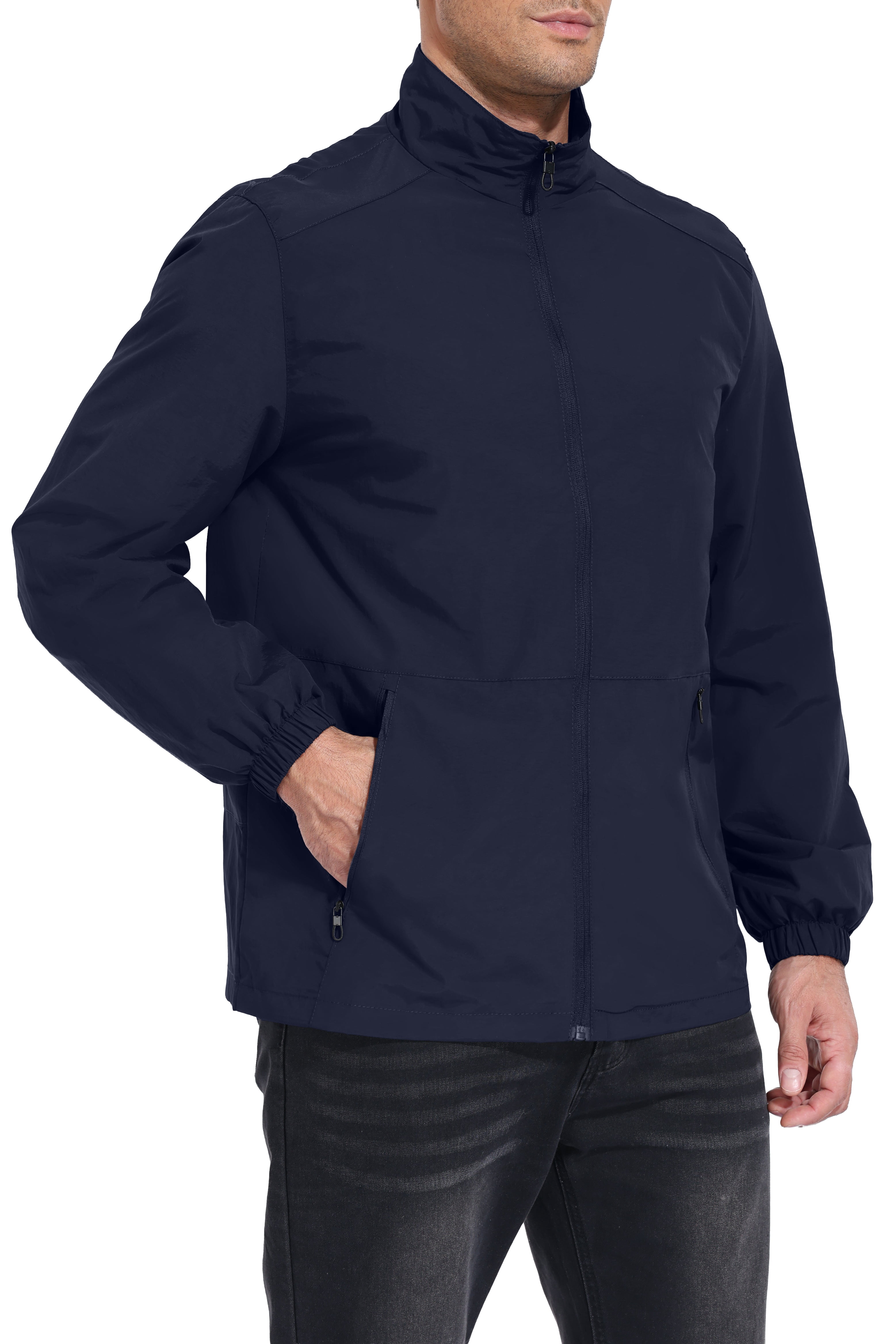 Outside Track Cd Iceglad Men's Lightweight jacket Full Zip Windbreaker Athletic Jacket ...