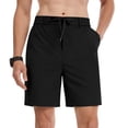 thumbnail image 1 of Iceglad Mens Shorts Casual Summer Shorts for Men Elastic Waist Drawstring Quick Dry Lightweight Athletic Beach Shorts with Pockets, 1 of 9