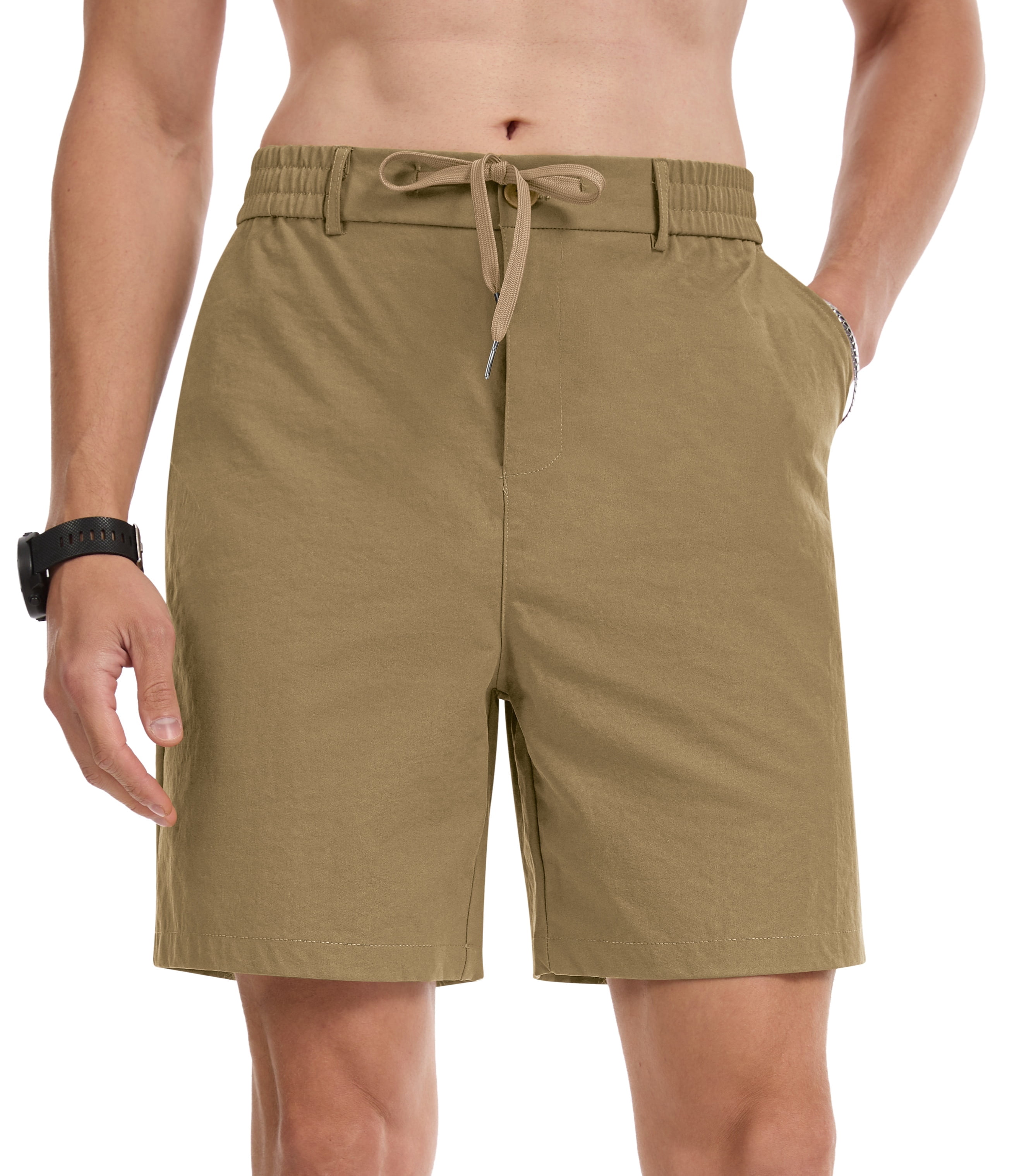 Puma Men's Regular Fit Elastic Waist with Drawstring Jersey Shorts