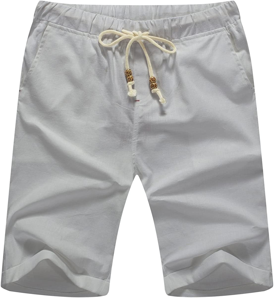 Chu Chu Mens Board Shorts Mens Casual White Beach Shorts Man Shorts for