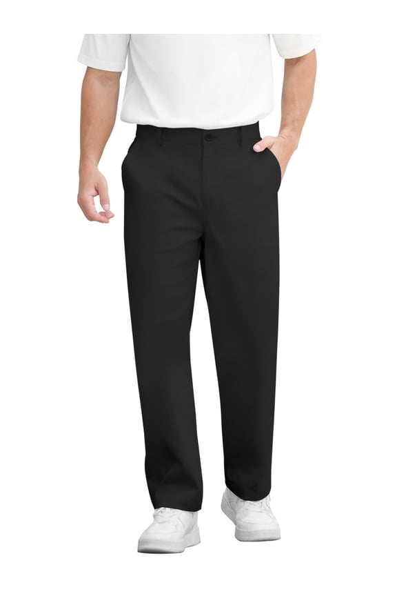 Men's Stretch Cotton Straight Fit Casual Chino Pants