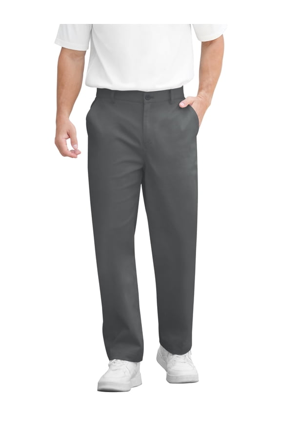 Men's Stretch Cotton Straight Fit Casual Chino Pants