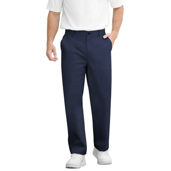 Iceglad Men's Stretch Cotton Straight Fit Casual Chino Pants