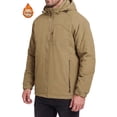 thumbnail image 1 of Iceglad Men's Thicker jacket Windbreaker, Full Zip Polyester Filled Sports Jacket with Pockets, Durable Outdoor Casual Outerwear for Fall Winter Layering, 1 of 8