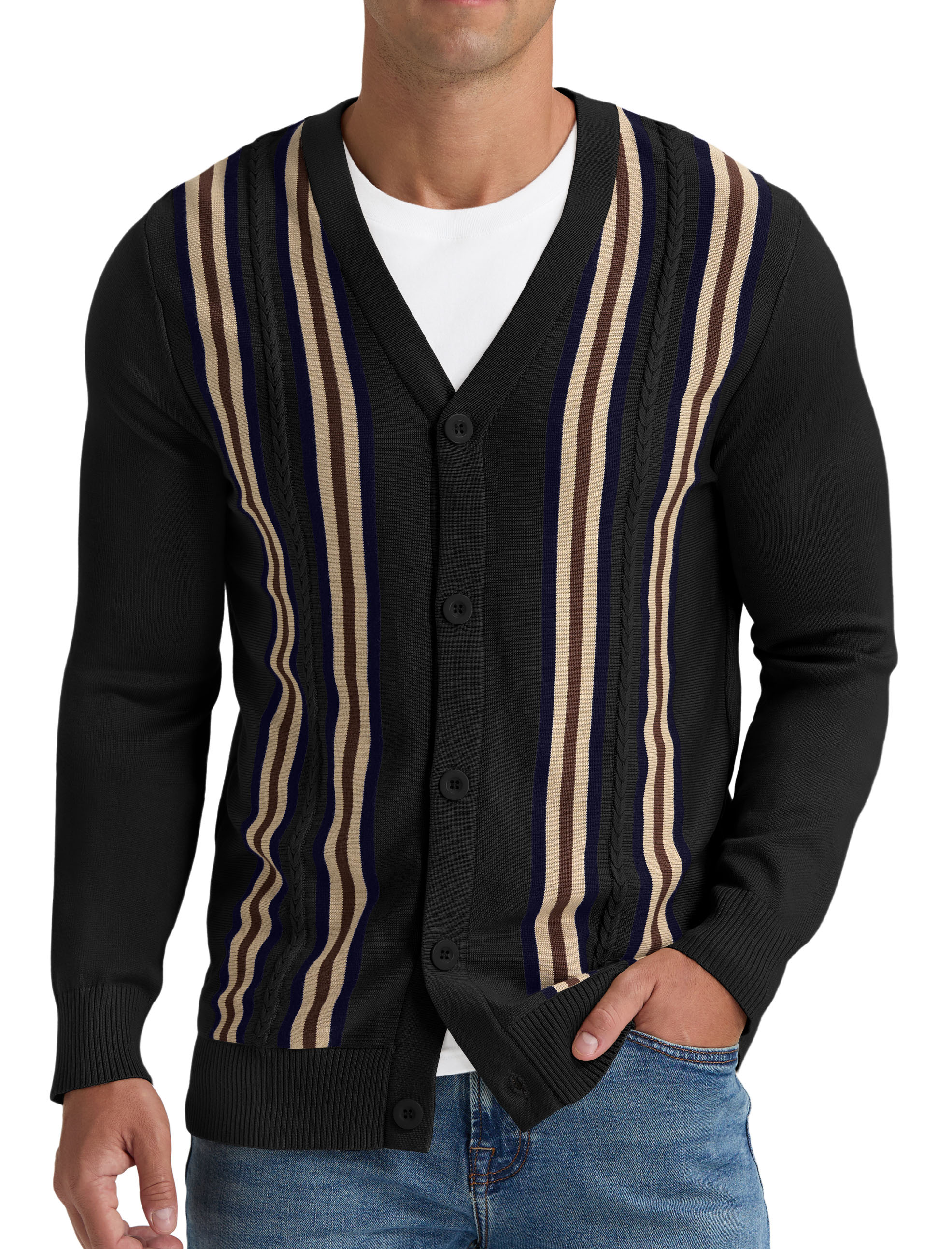Mens button down sweater new arrivals