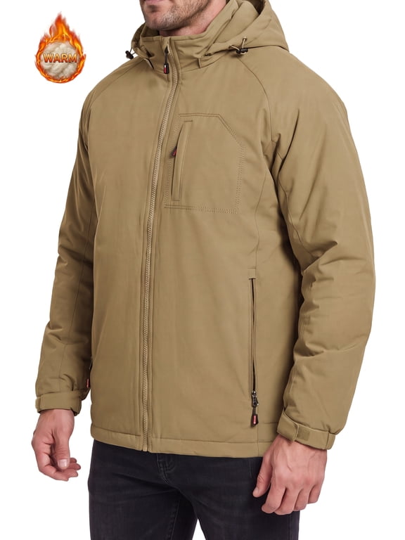 Men's Windbreaker Polyester fiber filling Zip-Up Jacket Sports Windbreaker With Pockets Durable Style