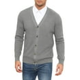thumbnail image 1 of Iceglad Mens Cardigan Sweaters V-Neck Long Sleeve Soft Slim Fit Casual Buttons Knitted, 1 of 10