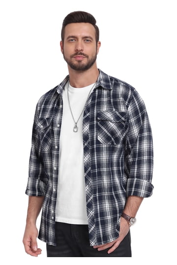 chinese dress ladies Axe // 9 oz Indigo Denim Black Snap - Small Batch Shirts M - 40 Chest / Sleeve C - Short Long Sleeve 29" / 31" / B- Short