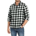 thumbnail image 1 of Iceglad Mens Flannel Plaid Shirts Long Sleeve Button Down Shirt Casual Shirts Work Shirts for Men, 1 of 9