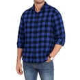 thumbnail image 1 of Iceglad Mens Flannel Plaid Shirts Long Sleeve Button Down Shirt Casual Shirts Work Shirts for Men, 1 of 9