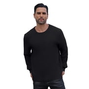 Iceglad Mens Pullover Sweater Soft Lightweight Casual Classic Crewneck Knitwear Sweaters with Ribbing Edge