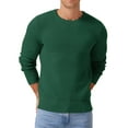 thumbnail image 1 of Iceglad Mens Pullover Sweater Soft Lightweight Casual Classic Crewneck Knitwear Sweaters with Ribbing Edge, 1 of 11