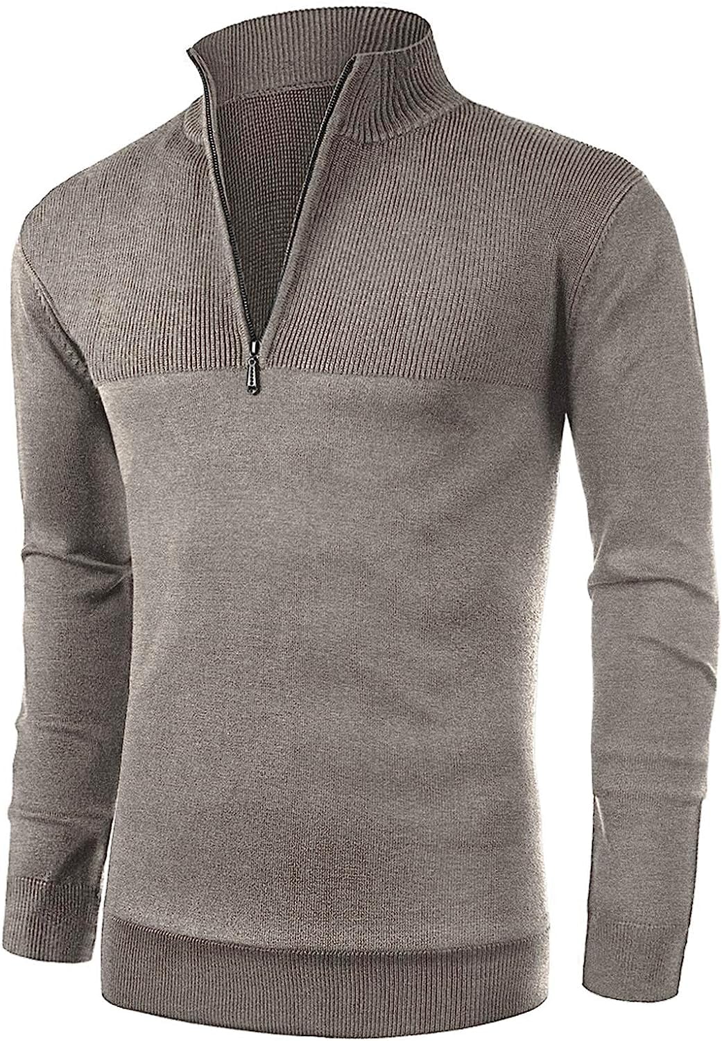 Ketyyh-chn99 Turtleneck Sweater for Men Oversized Sweaters