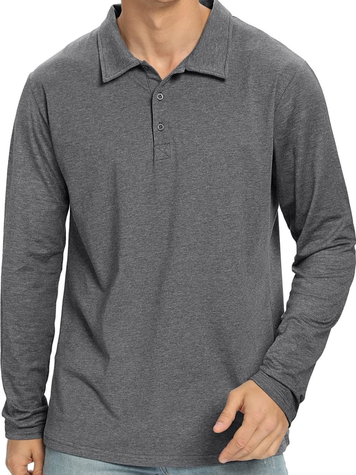 Long sleeve polo walmart new arrivals