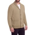 thumbnail image 1 of Iceglad Men's Shawl Collar Cardigan Sweater Button Down Long Sleeve Knitwear Casual Knit Sweater with Pockets for Fall Winter, 1 of 8