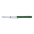 thumbnail image 1 of Icel Portugal Serrated Blade High Carbon Stainless Steel Steak Knife, 4 1/4-Inch, Green Handle, 1 of 6