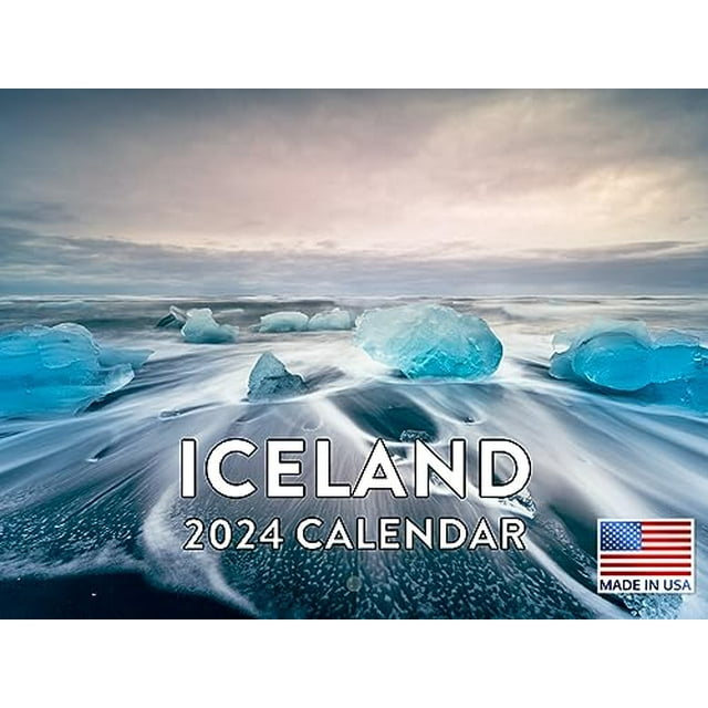 Iceland Calendar 2024 Wall Calander