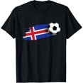 thumbnail image 1 of Iceland Flag Jersey Icelandic Soccer Team Icelandic T-Shirt, 1 of 4