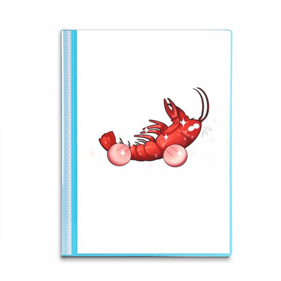 Iceland Lobster Food Book Sheet Protectors Portfolio Binder Folder