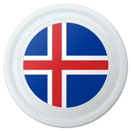 Iceland National Country Flag Novelty 9" Flying Disc