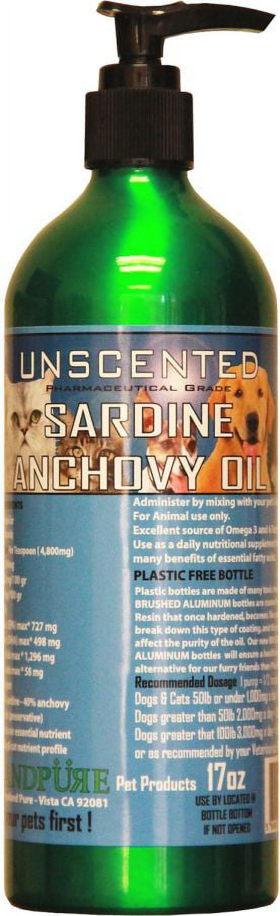 Iceland Pure Sardine & Anchovy Oil [Dog, Nutritional Supplements] 17 oz