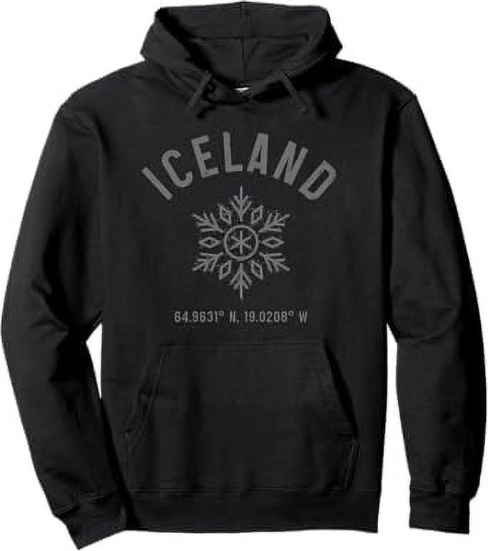 Iceland Reykjavik Vintage Icelandic Souvenir Pullover Hoodie